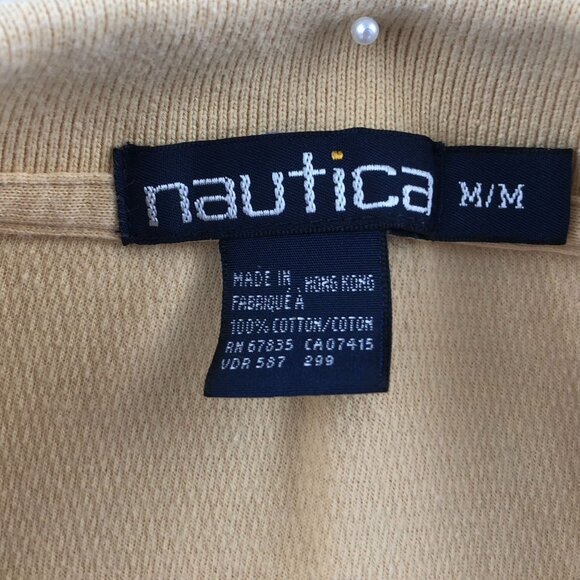 2 Nautica Mens Polo Shirt Medium Lot Of Two Short Sleeve Striped Casual Travel - Picture 2 of 14